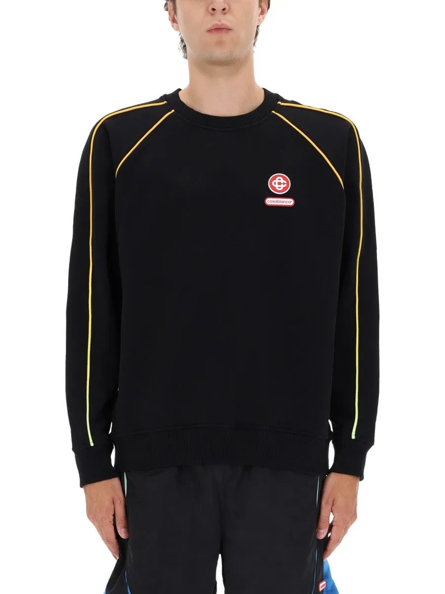 CASABLANCA SWEATSHIRT WITH LOGO sold by Siebentaschen