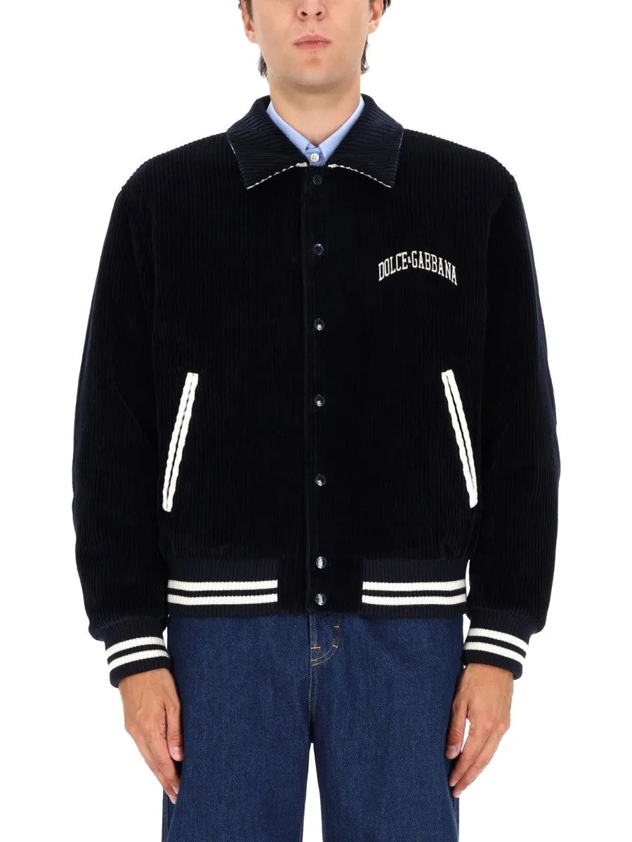 Dolce & Gabbana CORDUROY BOMBER JACKET sold by Siebentaschen
