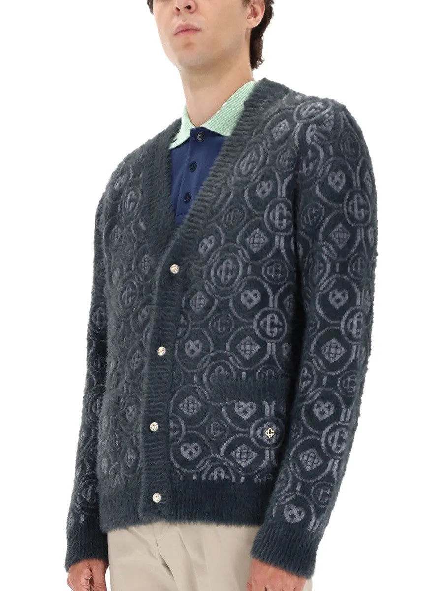 CASABLANCA MONOGRAM "FLUFFY" CARDIGAN sold by Siebentaschen product image thumbnail 4