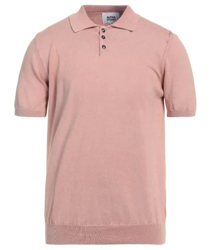 Alpha Studio Polo Pink Man sold by Siebentaschen