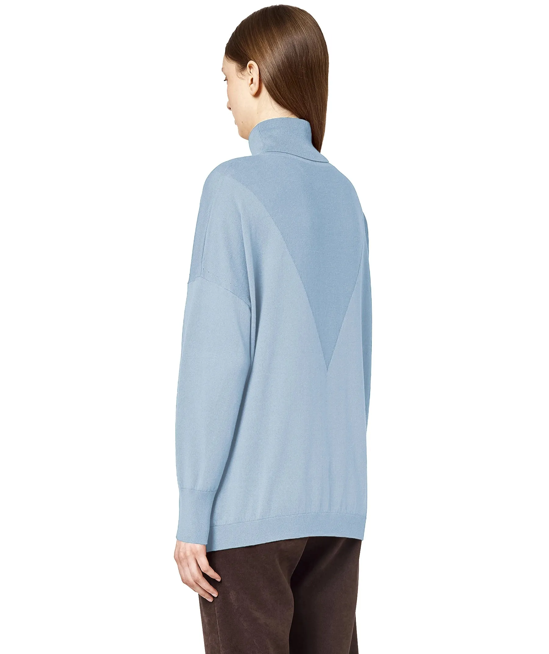 Alpha Studio Sweaters Light Blue Woman sold by Siebentaschen product image thumbnail 2