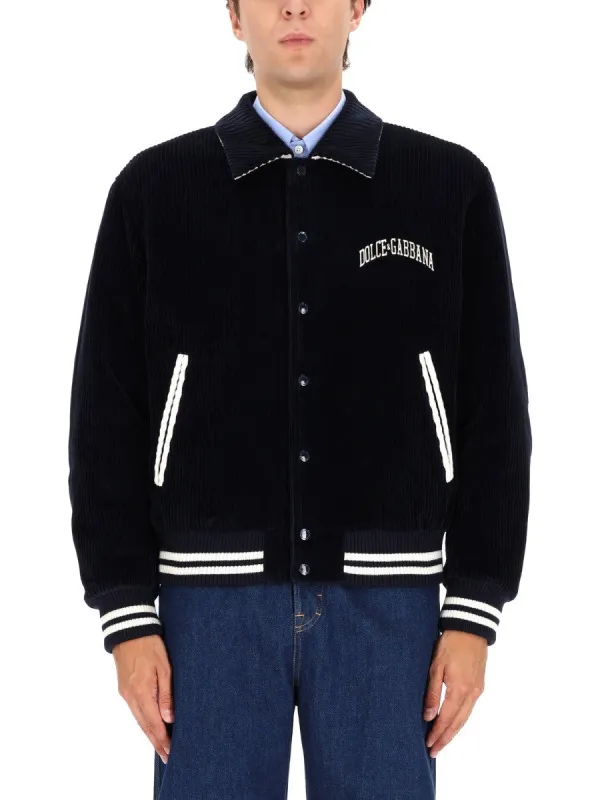 Dolce & Gabbana CORDUROY BOMBER JACKET sold by Siebentaschen