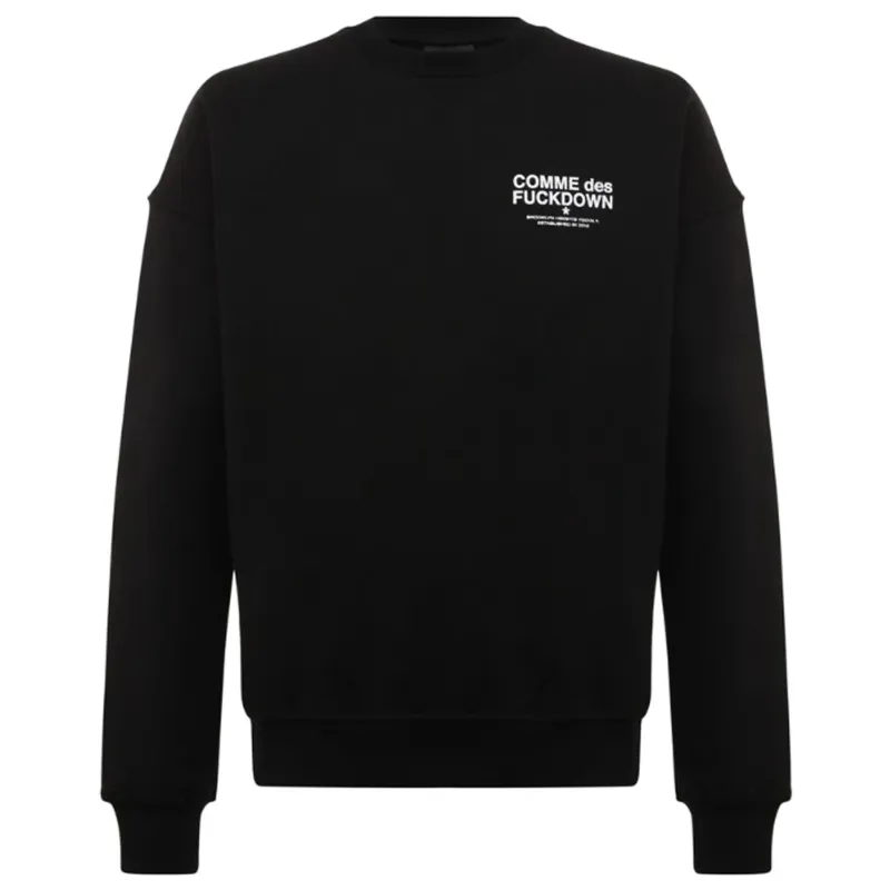 Comme Des Fuckdown Sweatshirts Black Man sold by Siebentaschen
