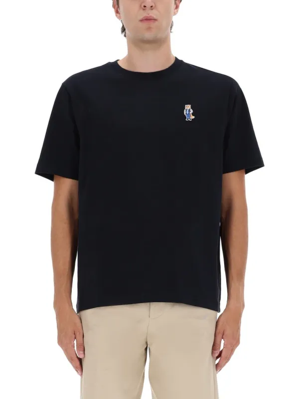 Maison Kitsune "COMFORT DRESSED FOX" T-SHIRT sold by Siebentaschen