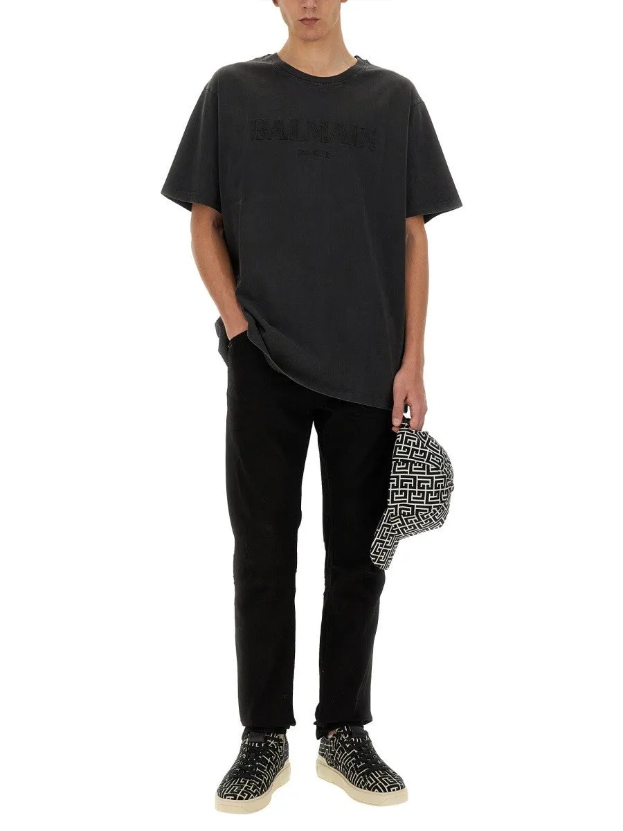 Balmain T-SHIRT WITH LOGO sold by Siebentaschen product image thumbnail 2