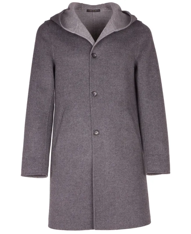 Loro Piana Fabric Coats Grey Man sold by Siebentaschen