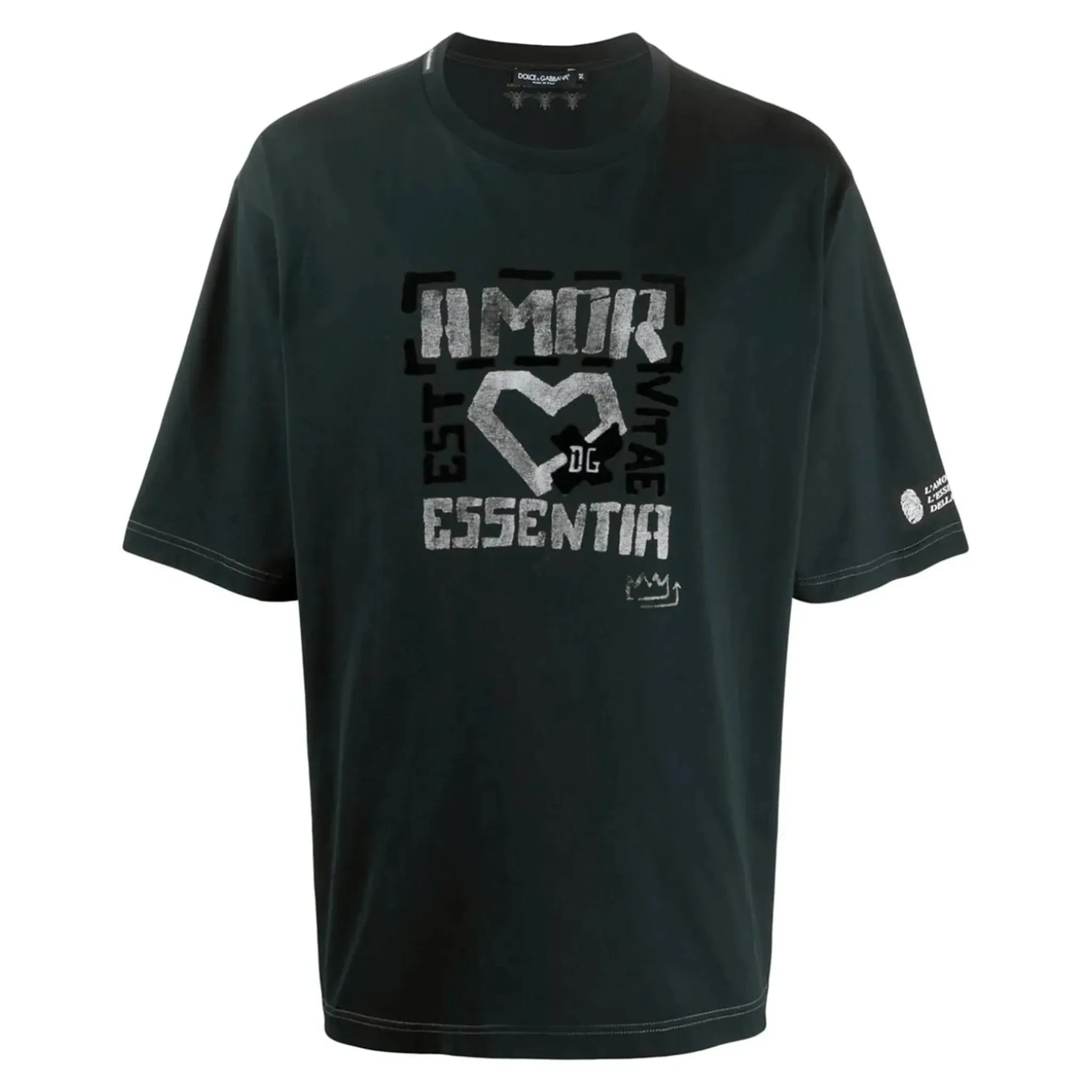 Dolce & Gabbana T-shirt & Top Black Man sold by Siebentaschen