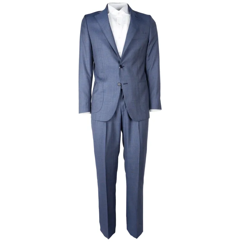 Ermenegildo Zegna Fabric Suit Blue Man sold by Siebentaschen