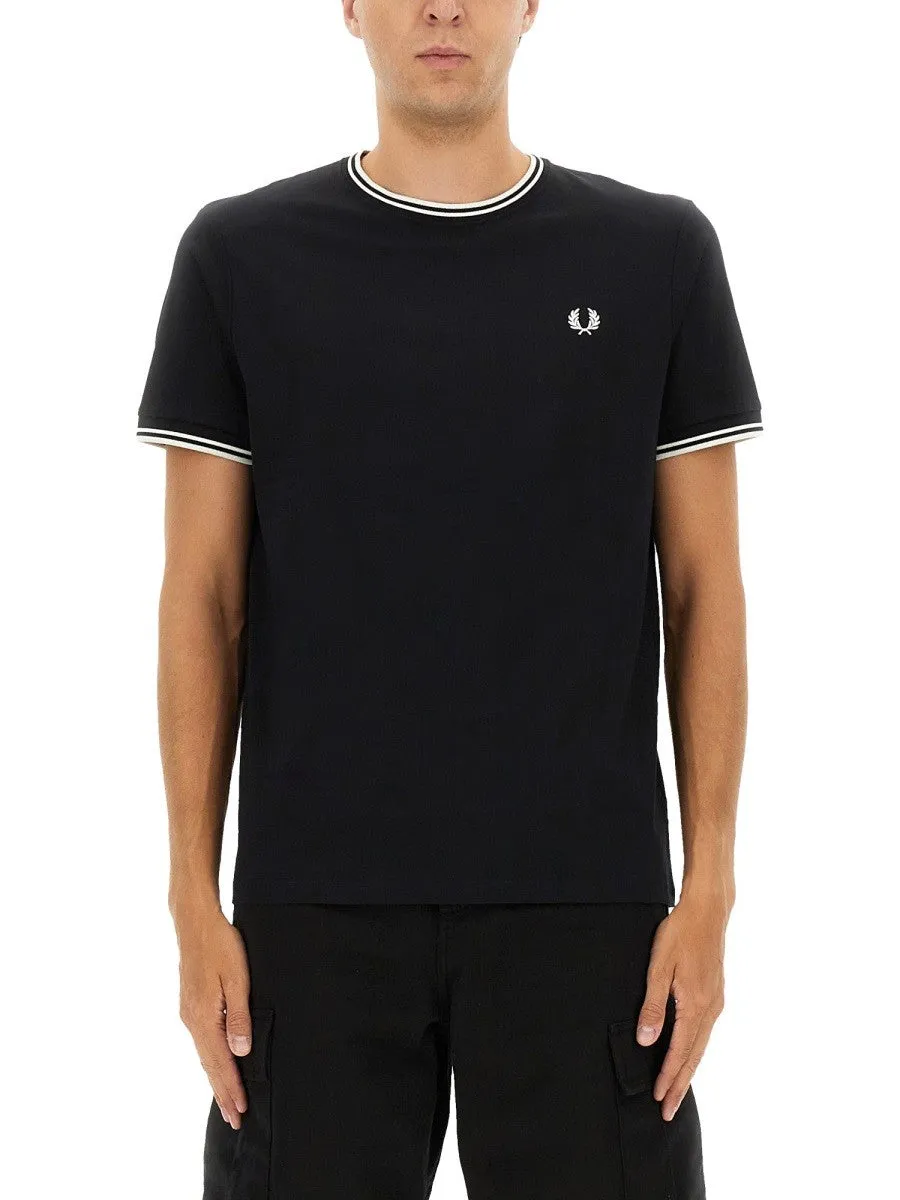 FRED PERRY DOUBLE STRIPE T-SHIRT sold by Siebentaschen product image thumbnail 3