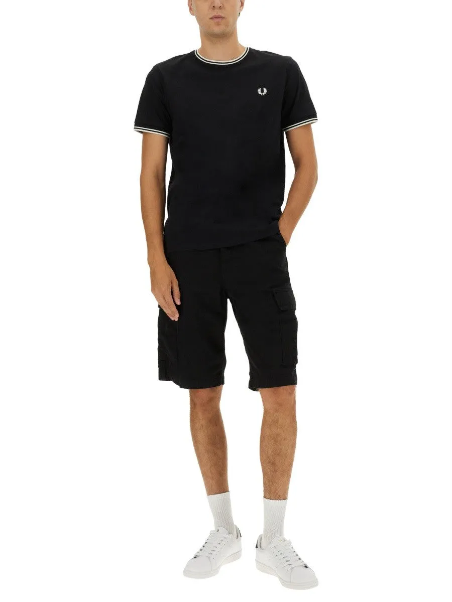 FRED PERRY DOUBLE STRIPE T-SHIRT sold by Siebentaschen product image thumbnail 4