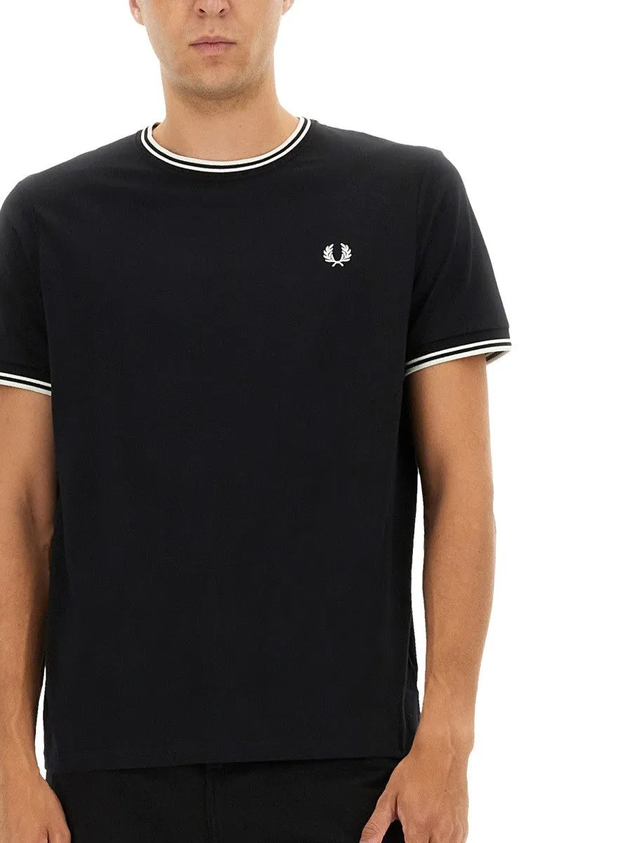 FRED PERRY DOUBLE STRIPE T-SHIRT sold by Siebentaschen product image thumbnail 2