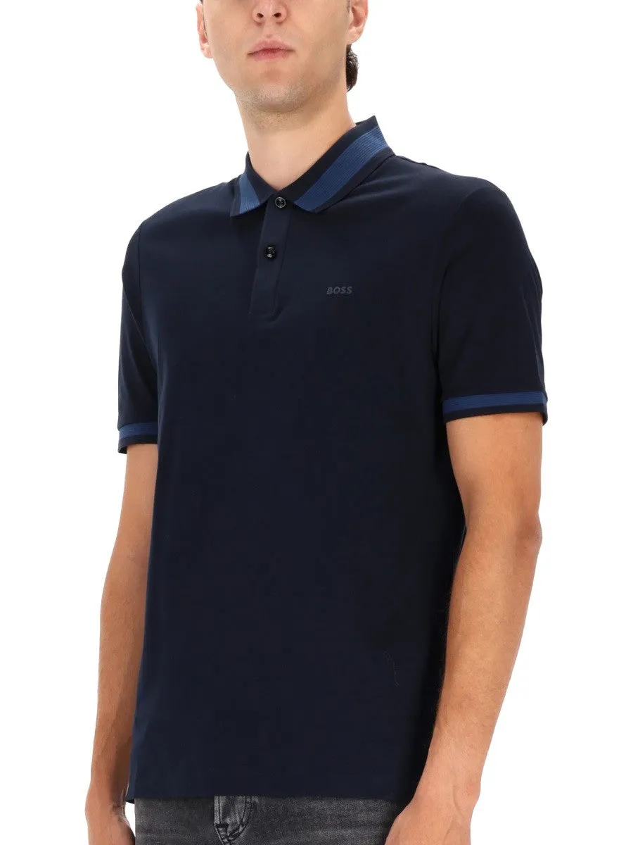 Boss POLO SHIRT WITH MACHINED DETAILS sold by Siebentaschen product image thumbnail 3