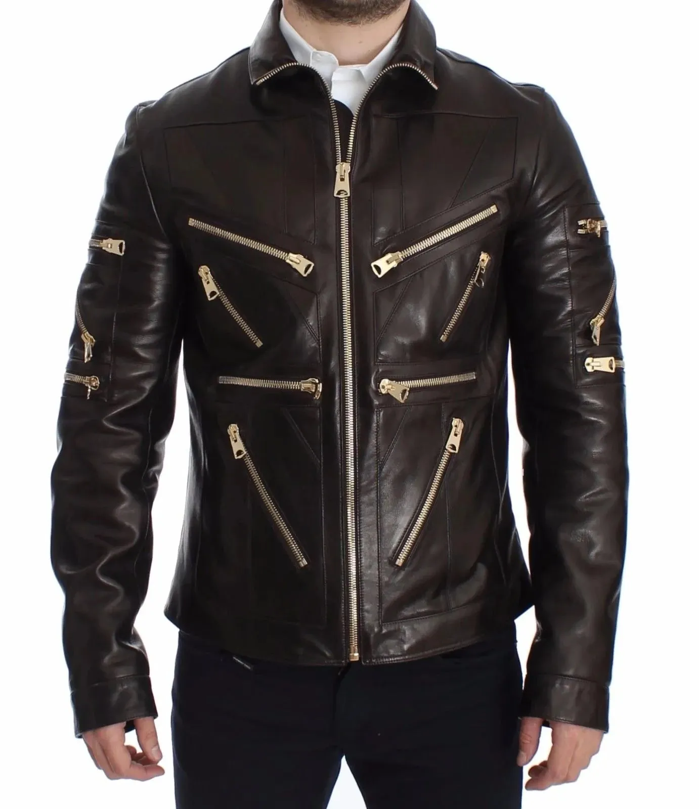 Dolce & Gabbana Jackets Brown Man sold by Siebentaschen