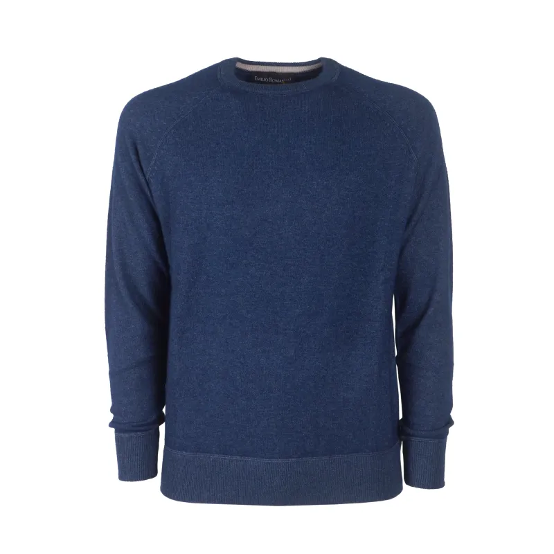 Emilio Romanelli Sweaters Light Blue Man sold by Siebentaschen