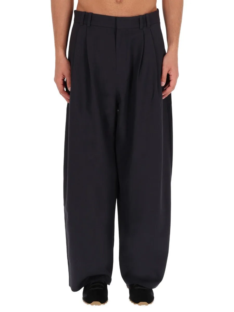 STUDIO NICHOLSON "VOLUME" PANTS WITH DOUBLE PLEAT sold by Siebentaschen