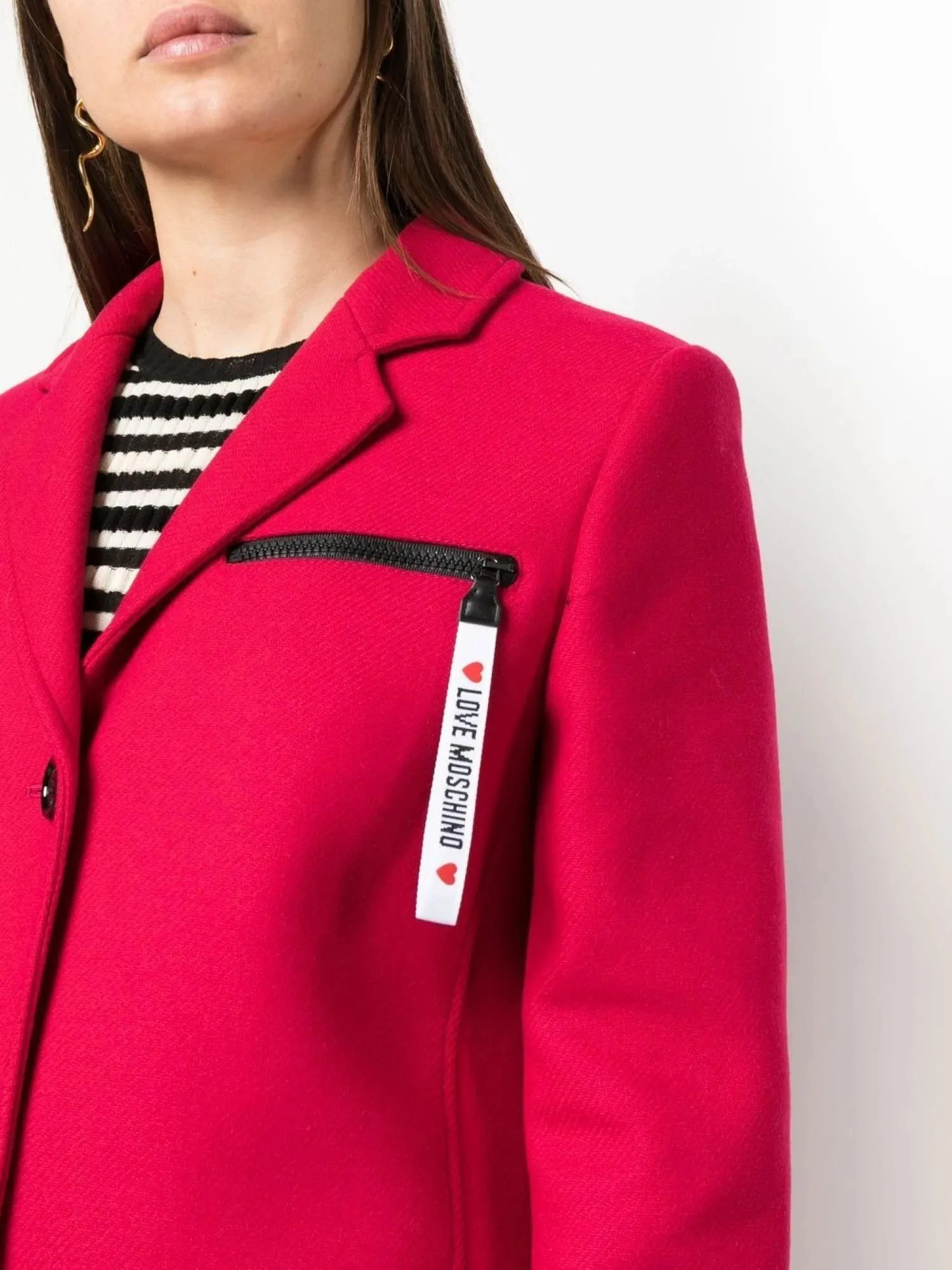 Love Moschino Coats Red Woman sold by Siebentaschen product image thumbnail 4