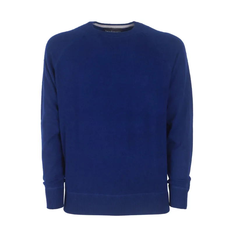 Emilio Romanelli Sweaters Blue Man sold by Siebentaschen