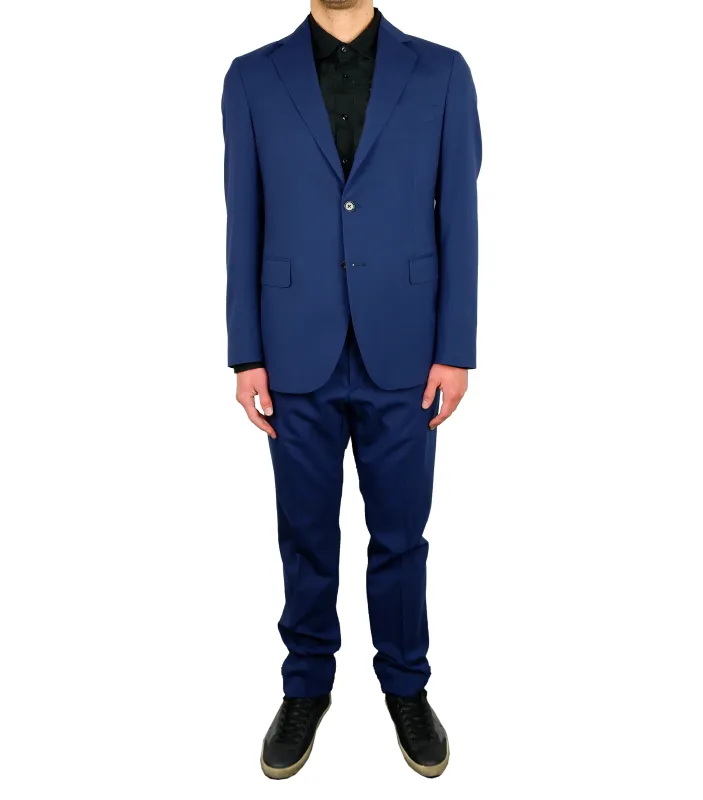 Aquascutum Suit Blue Man sold by Siebentaschen