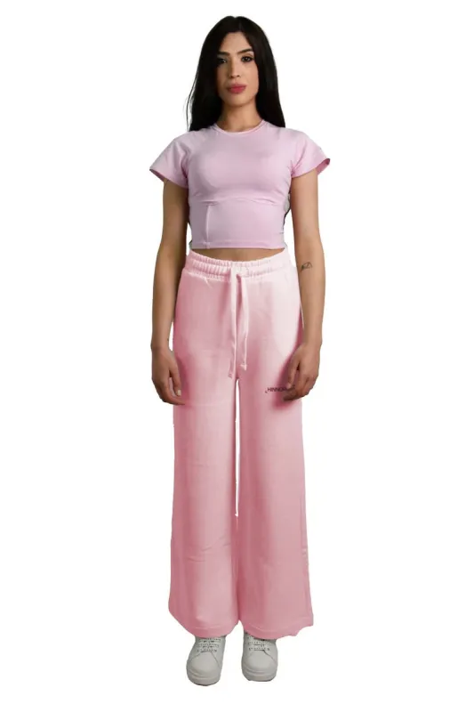 Hinnominate Trousers Pink Woman sold by Siebentaschen