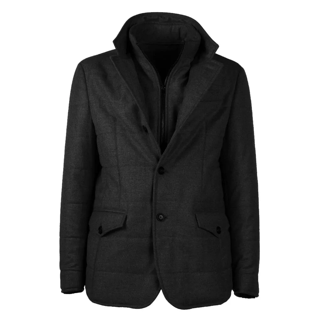 Loro Piana Fabric Jackets Black Man sold by Siebentaschen