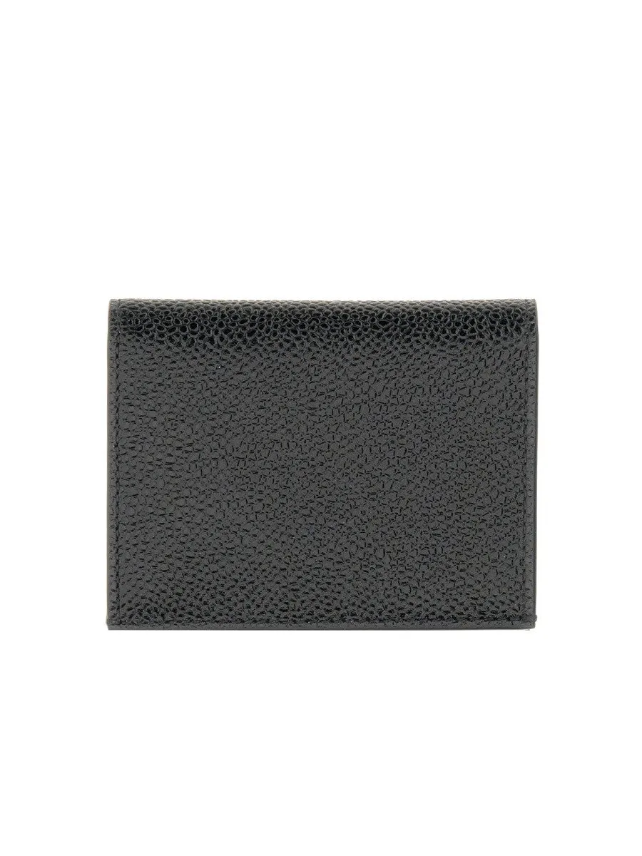 THOM BROWNE LEATHER CARD HOLDER sold by Siebentaschen