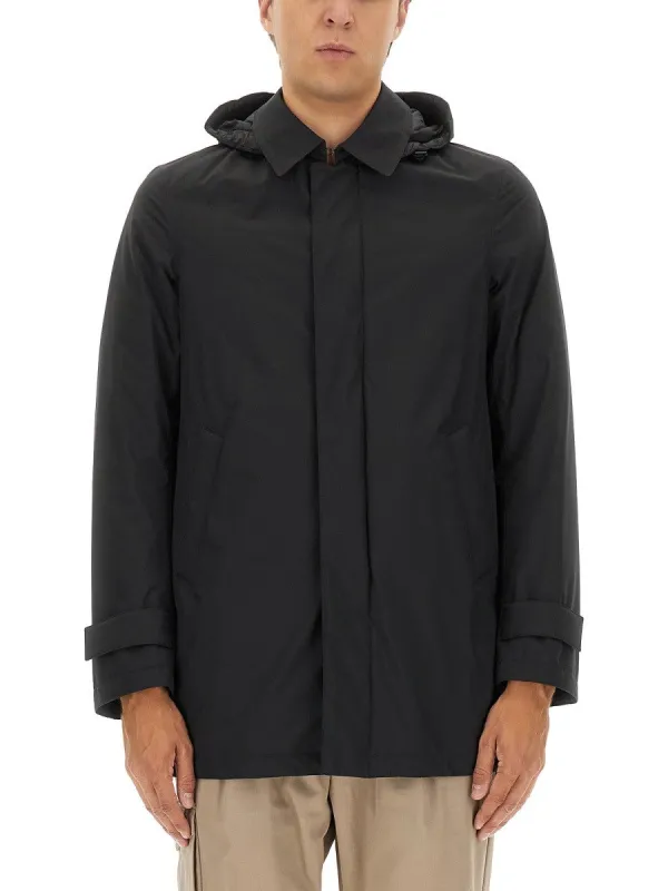 Herno TWO-LAYER "WINDSTOPPER" LONG PARKA sold by Siebentaschen
