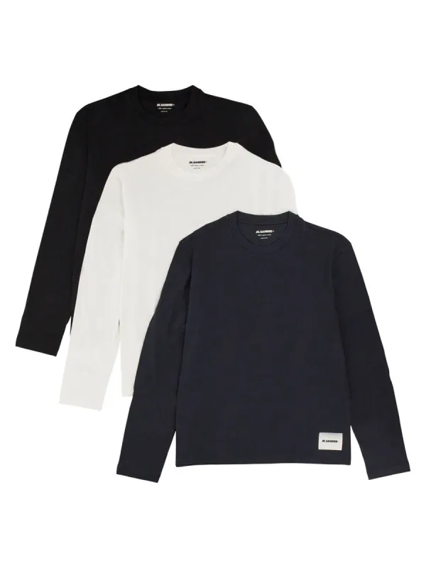 JIL SANDER 3-PACK LONG SLEEVE T-SHIRT sold by Siebentaschen