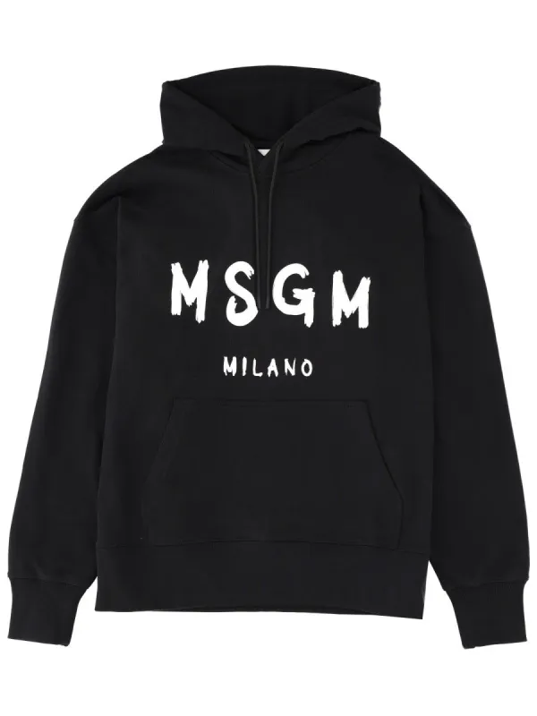 msgm SWEATSHIRT WITH LOGO sold by Siebentaschen