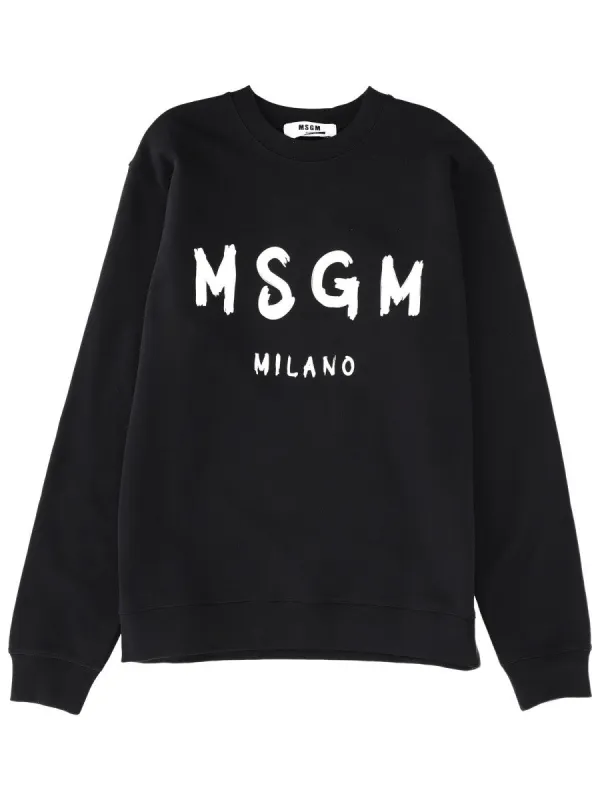 msgm SWEATSHIRT WITH LOGO sold by Siebentaschen