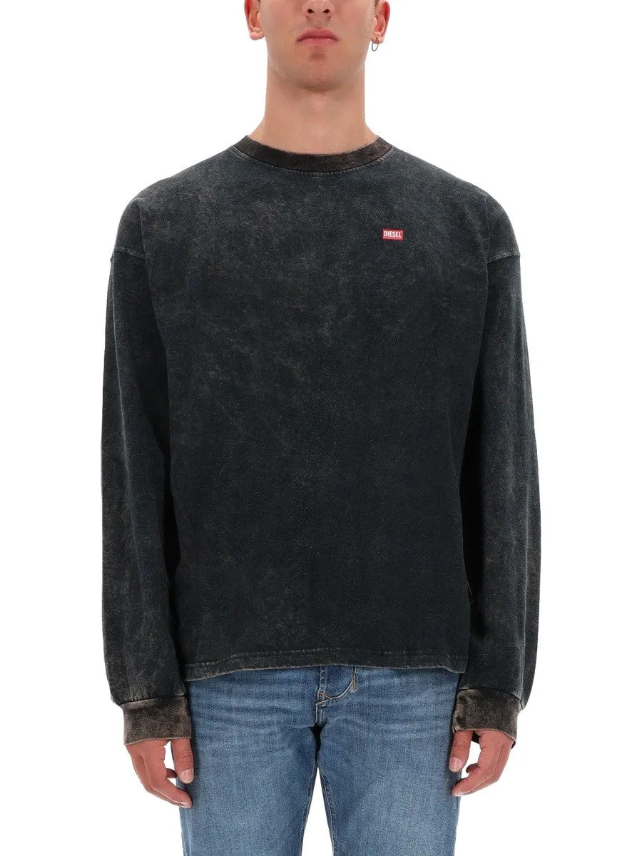 Diesel T-SHIRT "T-BOXT-LS-T3" sold by Siebentaschen