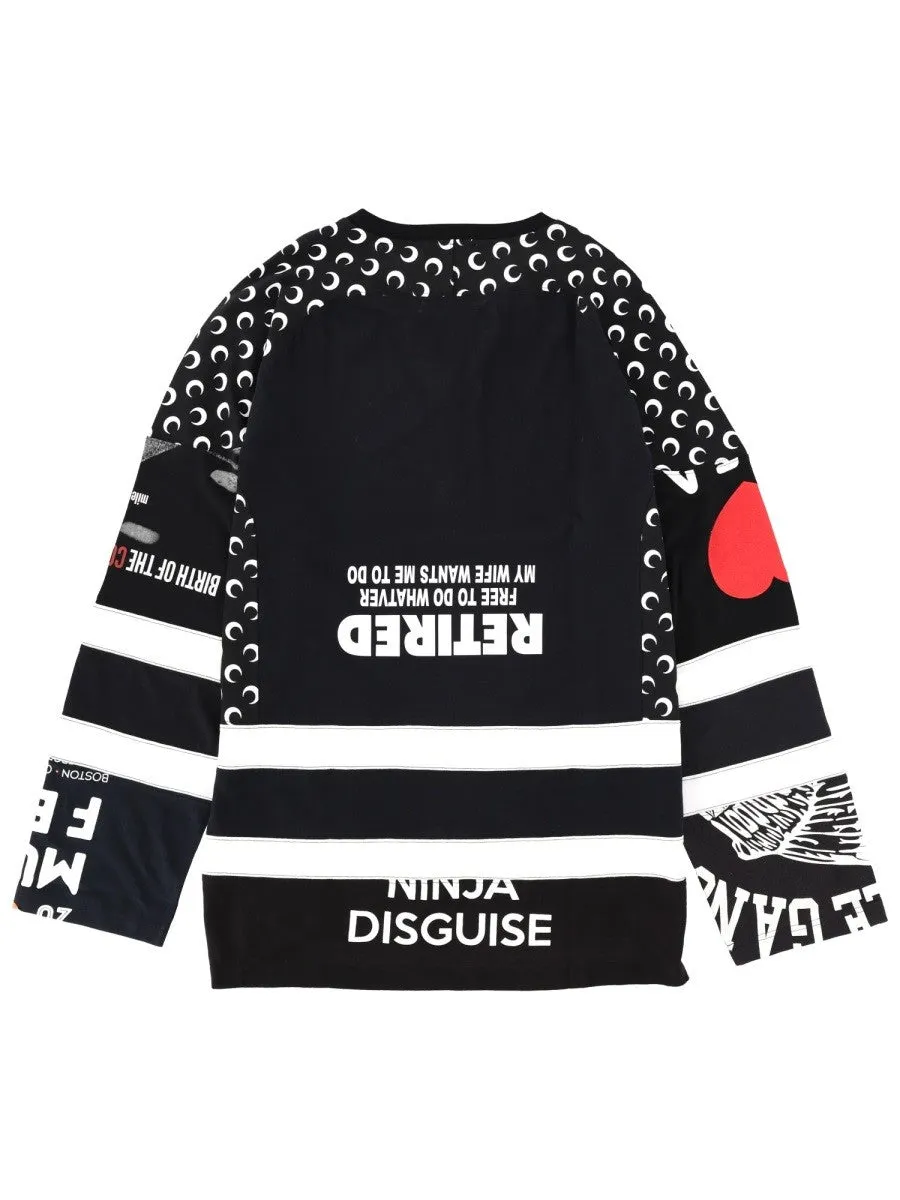 MARINE SERRE "UPCYCLE GRAPHIC" FIELD HOCKEY T-SHIRT sold by Siebentaschen product image thumbnail 2