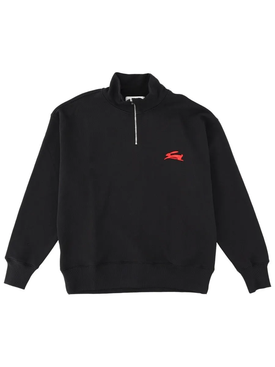 msgm "FOLLOW THE RABBIT" SWEATSHIRT sold by Siebentaschen