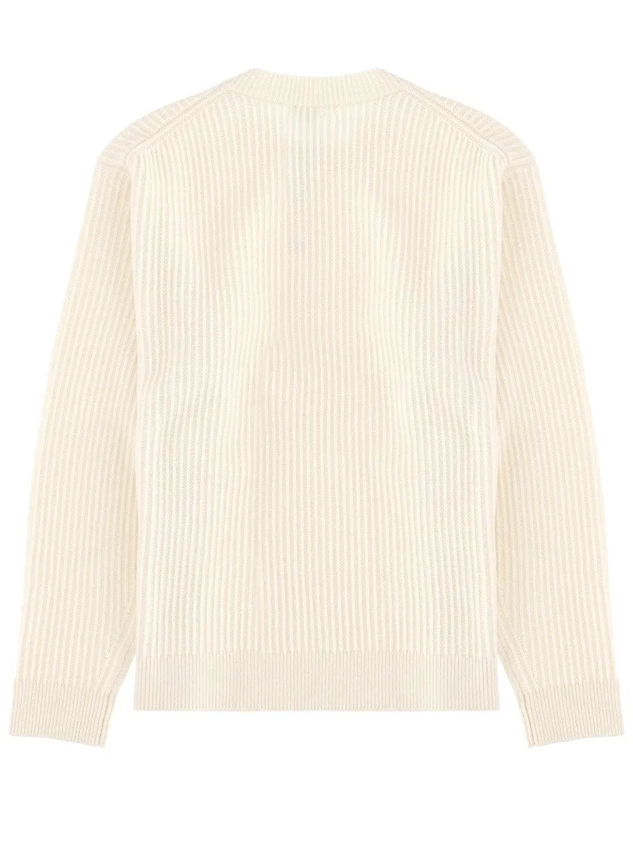 Maison Kitsune RIBBED KNIT WITH FOX PATCH sold by Siebentaschen product image thumbnail 2