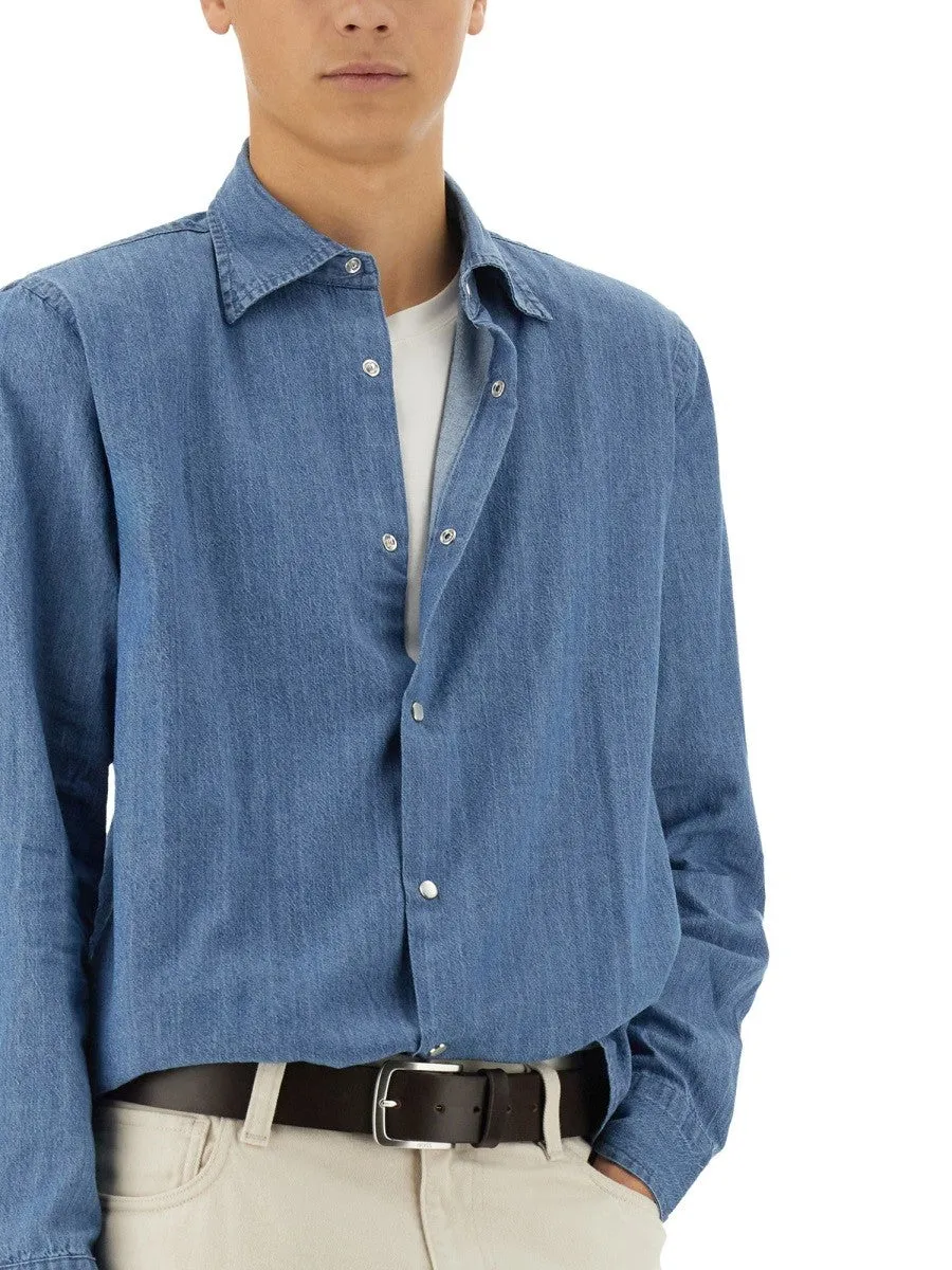 ASPESI DENIM "WEST" SHIRT sold by Siebentaschen product image thumbnail 4
