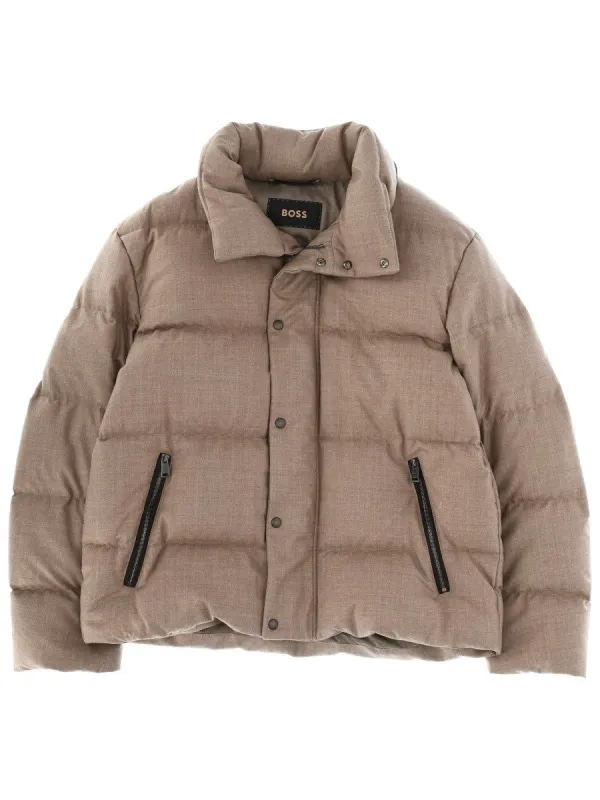 BOSS CAMEL "L-DOVERSO" PADDED JACKET sold by Siebentaschen
