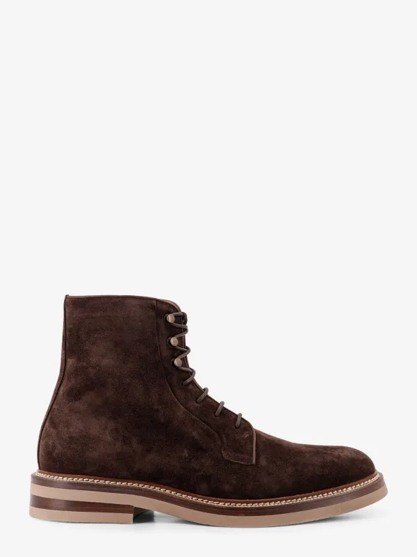 Brunello Cucinelli Suede boots sold by Siebentaschen