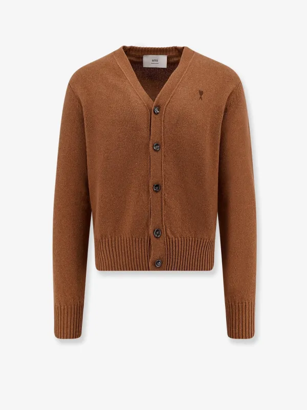 AMI PARIS Cashmere cardigan sold by Siebentaschen