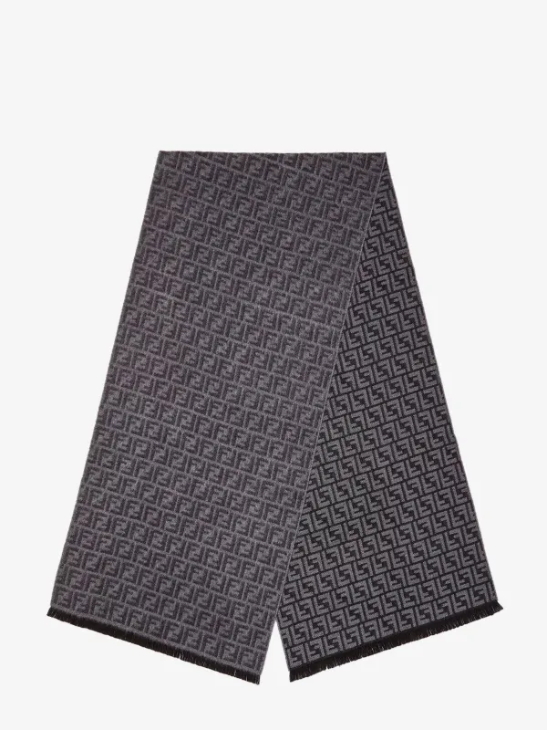 Fendi FF virgin wool scarf sold by Siebentaschen