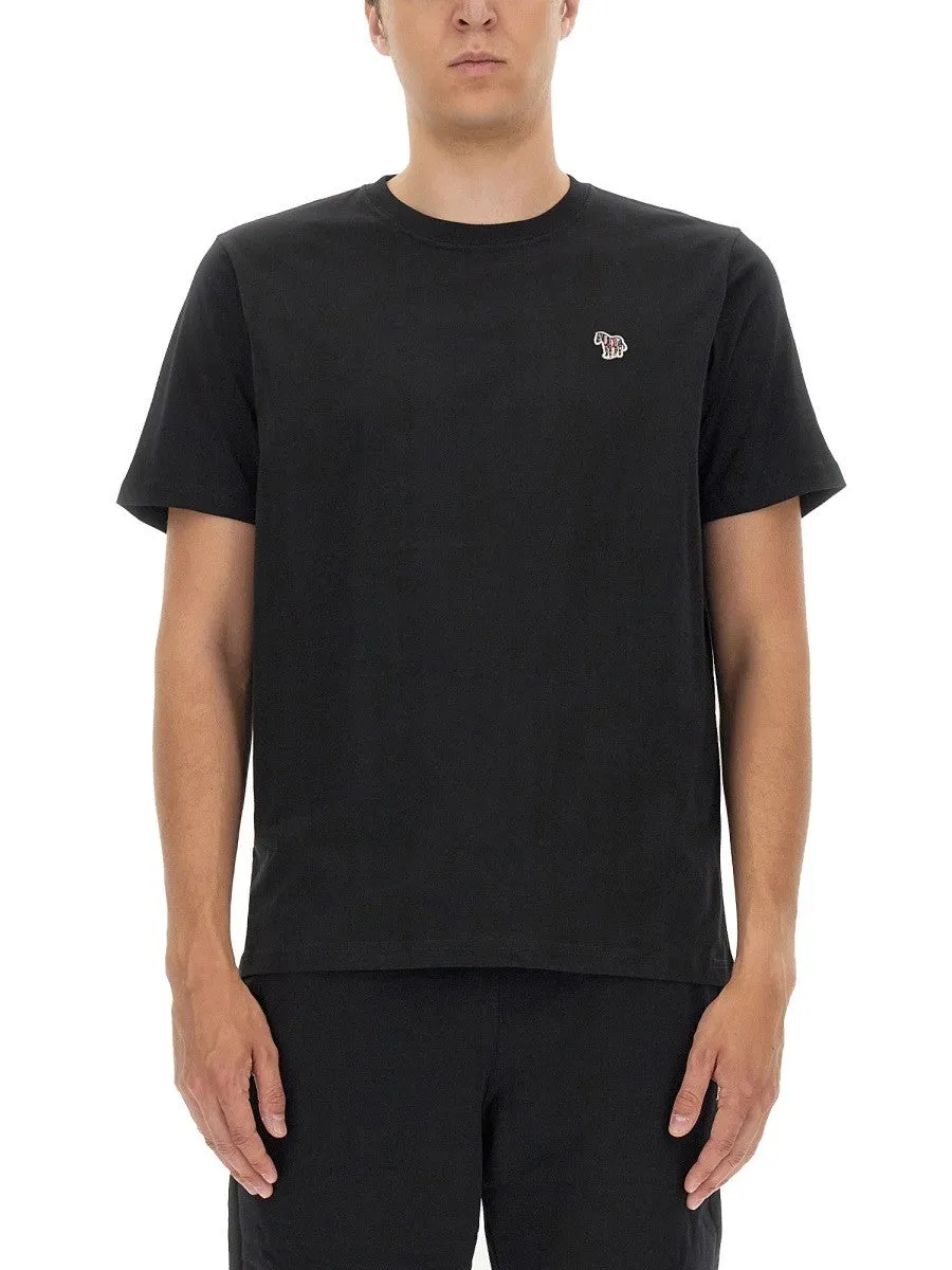 PS BY PAUL SMITH ZEBRA LOGO T-SHIRT sold by Siebentaschen