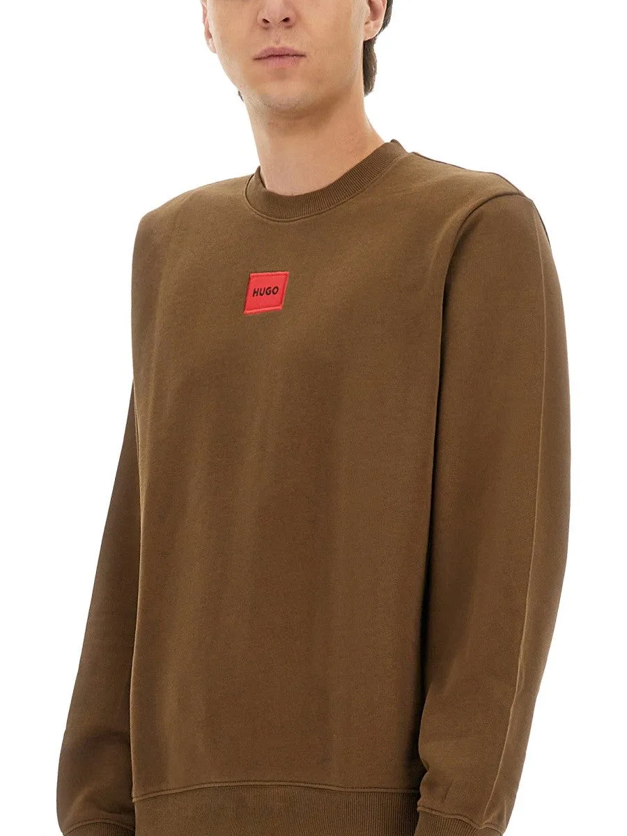 Hugo REGULAR FIT SWEATSHIRT WITH LOGO LABEL sold by Siebentaschen product image thumbnail 3