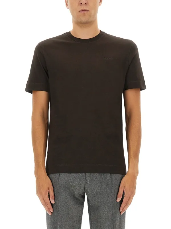 Zegna COTTON T-SHIRT sold by Siebentaschen