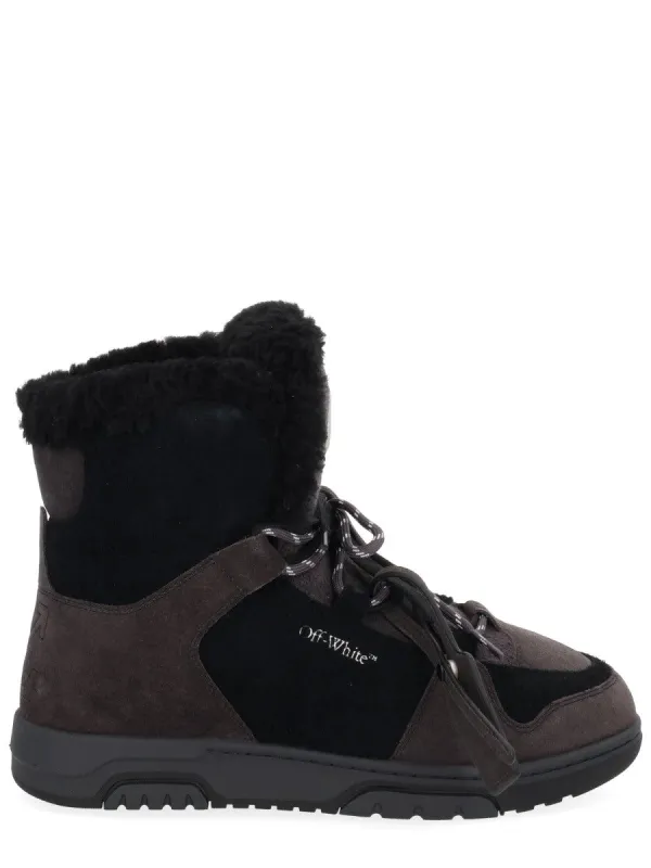 Off-white WINTER BOOT "ANTHRACITE" sold by Siebentaschen