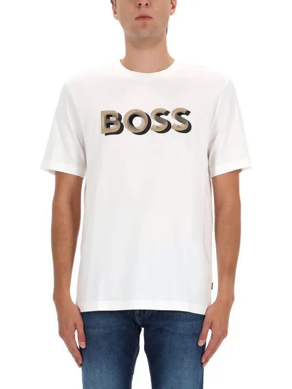 Boss T-SHIRT WITH LOGO sold by Siebentaschen