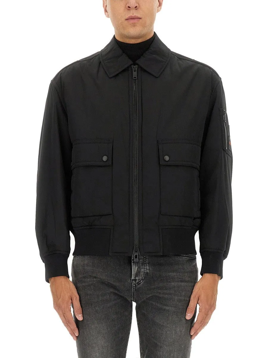 Boss BOMBER JACKET WITH REMOVABLE LINING sold by Siebentaschen