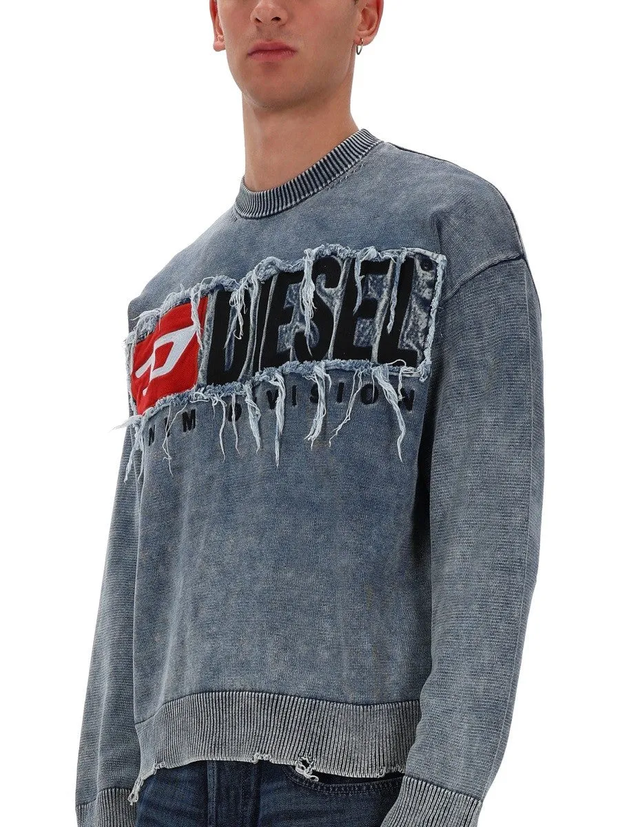 Diesel "K-FRONZI" JERSEY WITH LOGO sold by Siebentaschen product image thumbnail 3