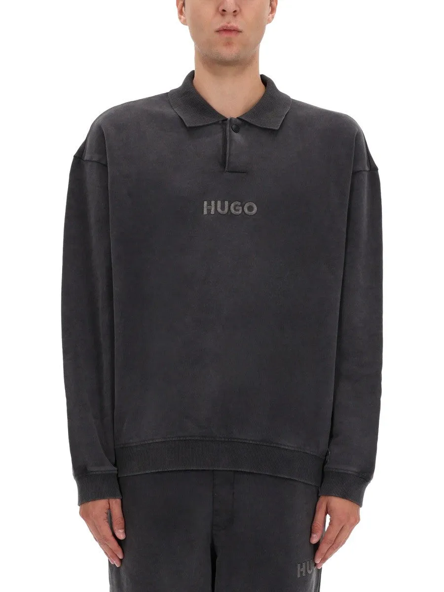 Hugo POLO SWEATSHIRT "DELWY" sold by Siebentaschen
