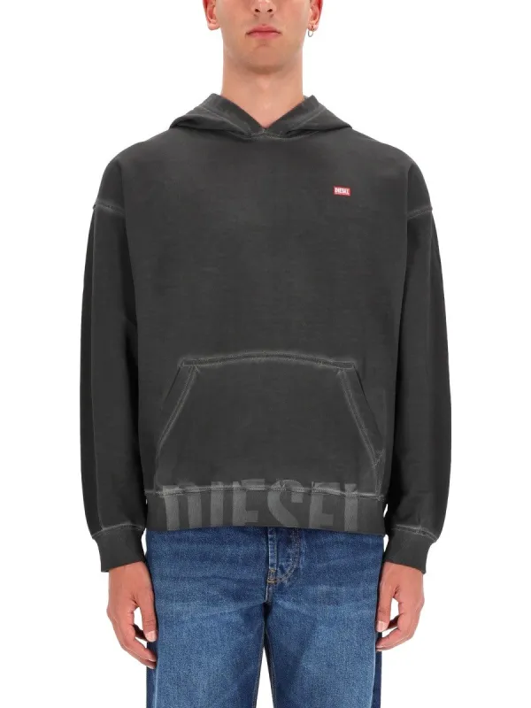 Diesel "S-BOXT-HOOD-T4" SWEATSHIRT sold by Siebentaschen