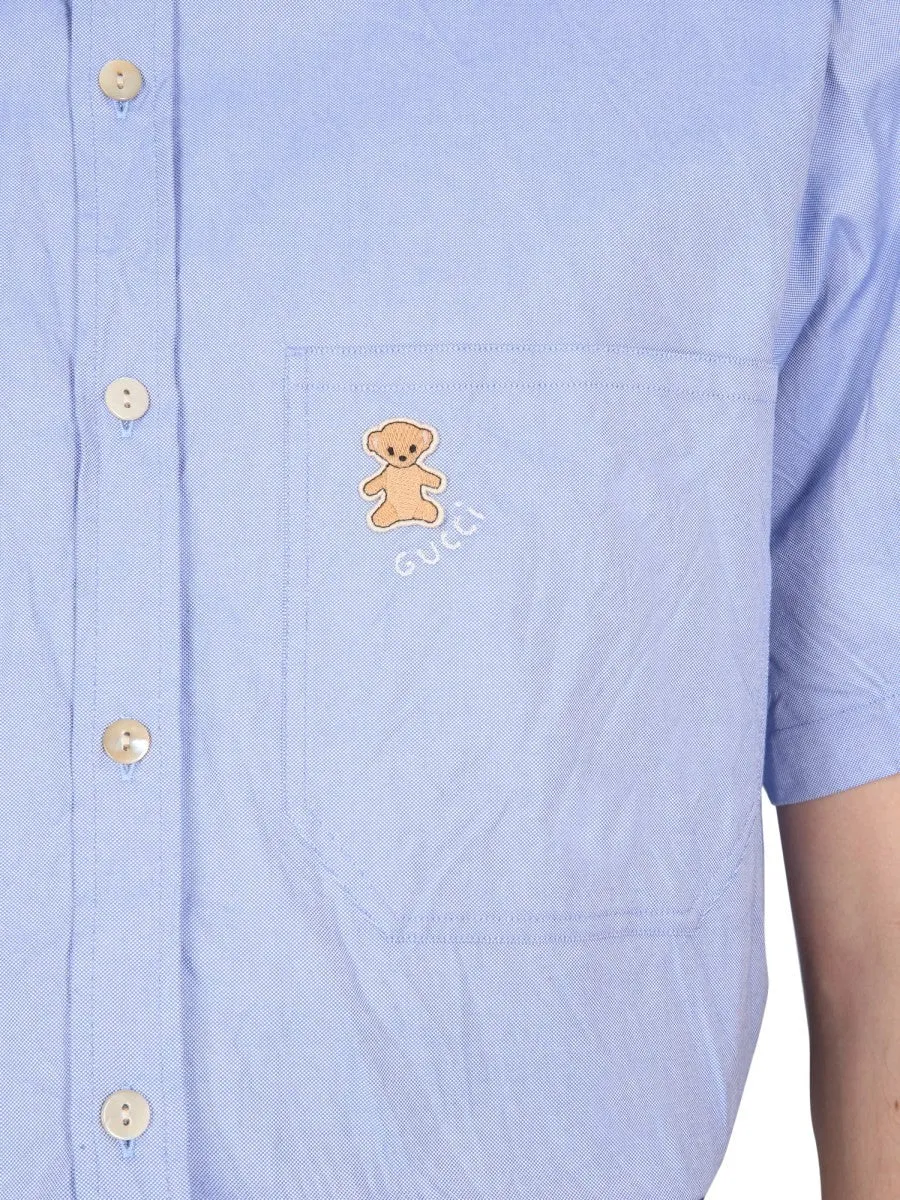 Gucci SHIRT WITH BEAR ON POCKET sold by Siebentaschen product image thumbnail 3