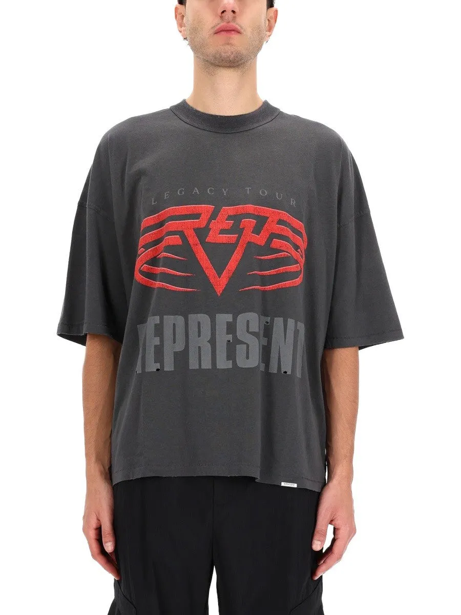 Represent "LIVING LEGACY" T-SHIRT sold by Siebentaschen