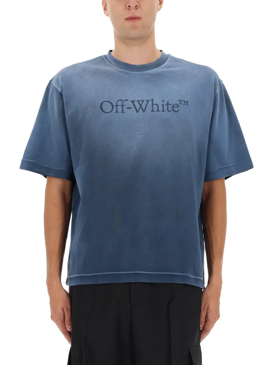 Off-white T-SHIRT WITH LOGO sold by Siebentaschen